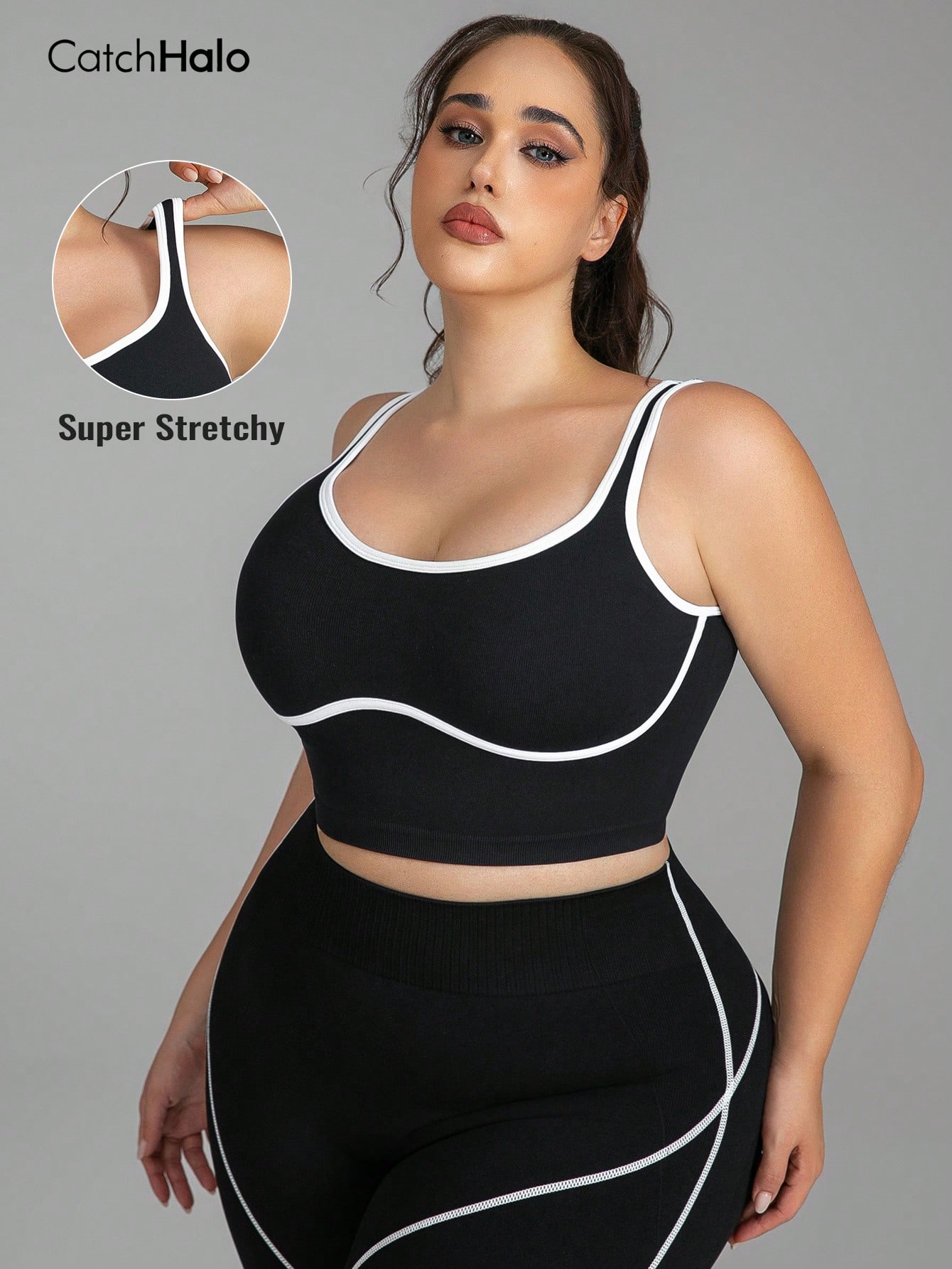 Damski bezszwowy bralet plus s – Crop Top Crochet recenzja i cena
