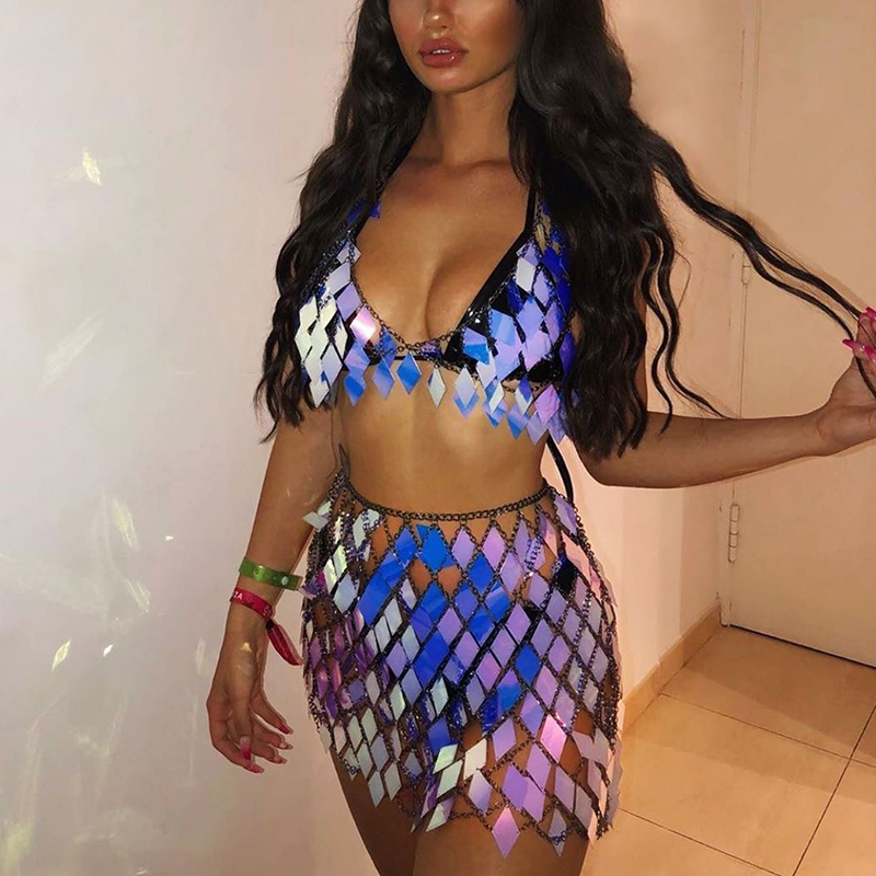 FestivalQueen Damski top z cek – Crop Top Crochet recenzja i cena