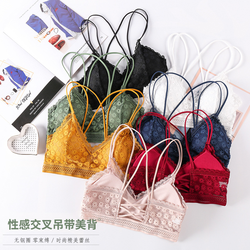 3D seksowna bielizna bezszwowy – Bralette Triangle Set recenzja i cena