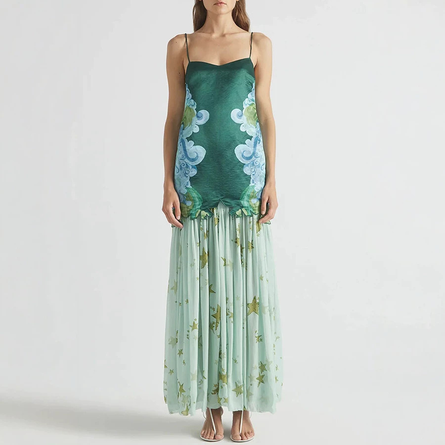 Damski dwuczęściowy zestaw spó – Midi Skirt Floral recenzja i cena