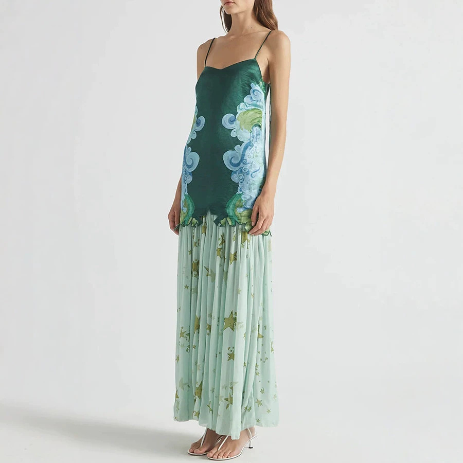 Damski dwuczęściowy zestaw spó – Midi Skirt Floral recenzja i cena