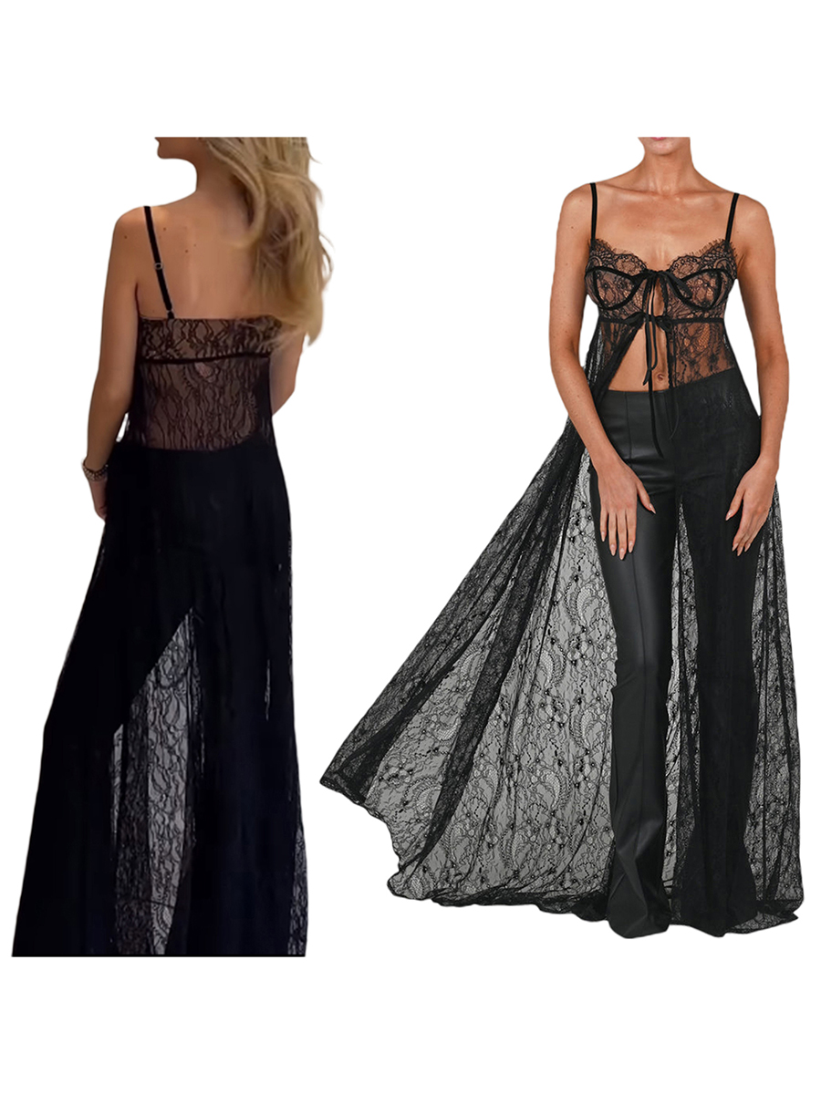 Kobiety koronkowe kwiatowy prz – Kimono Sheer Floral recenzja i cena