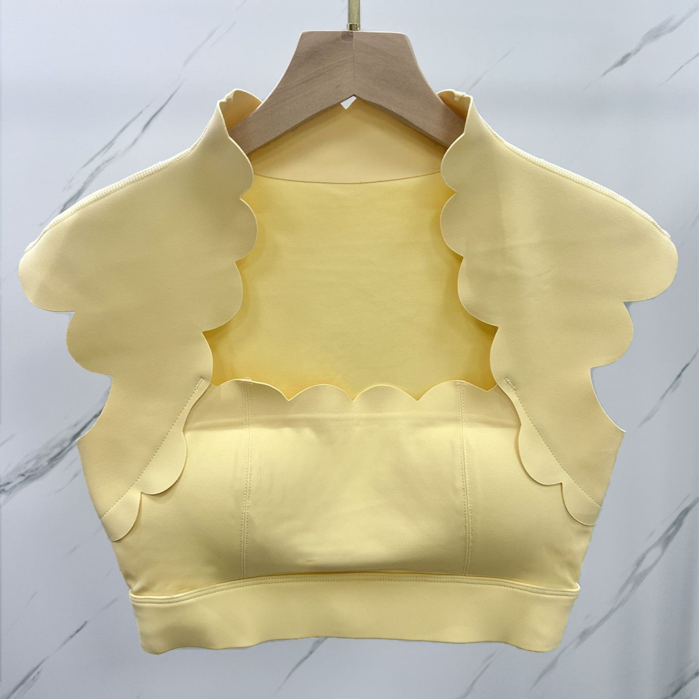 Damska sportowa kamizelka z fa – Crop Top Crochet recenzja i cena