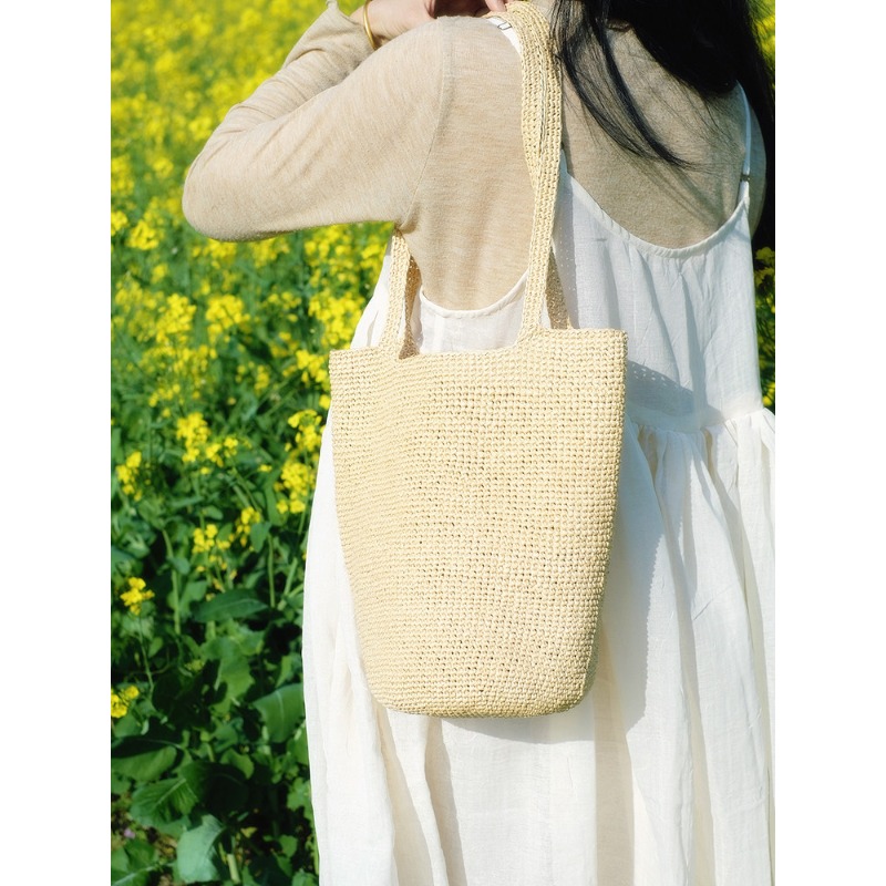 330g Włóczka Rafia do Ręcznie  – Crochet Bag Raffia recenzja i cena