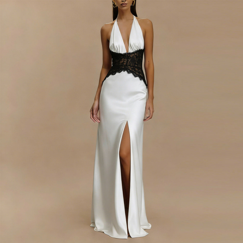 Seksowna sukienka maxi bez ple – Maxi Dress Halter recenzja i cena