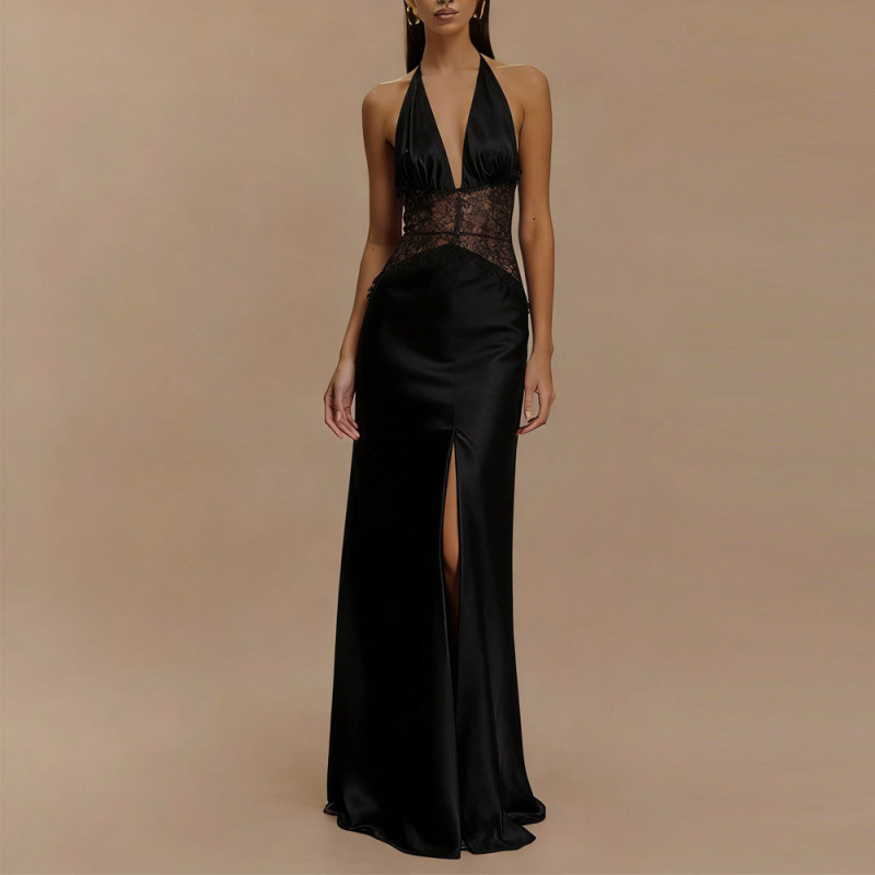 Seksowna sukienka maxi bez ple – Maxi Dress Halter recenzja i cena