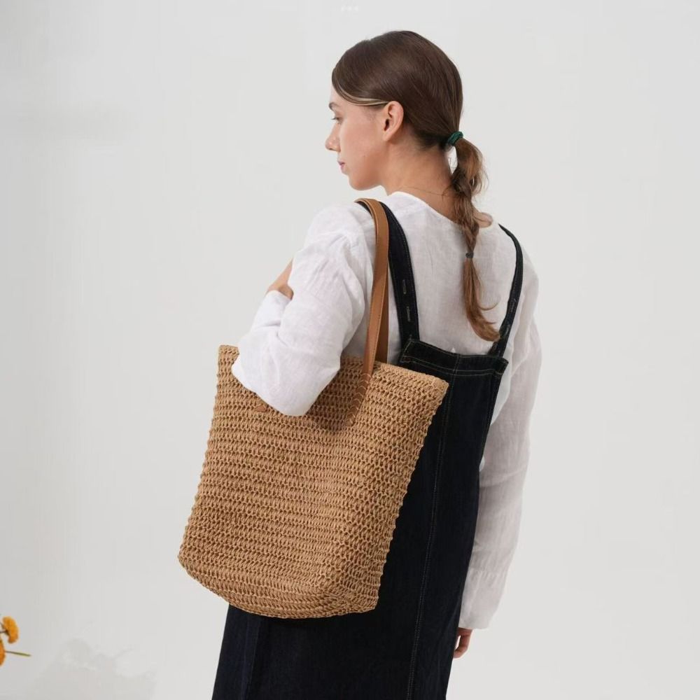 Urocza, jednokolorowa, tkana t – Tote Bag Beach recenzja i cena
