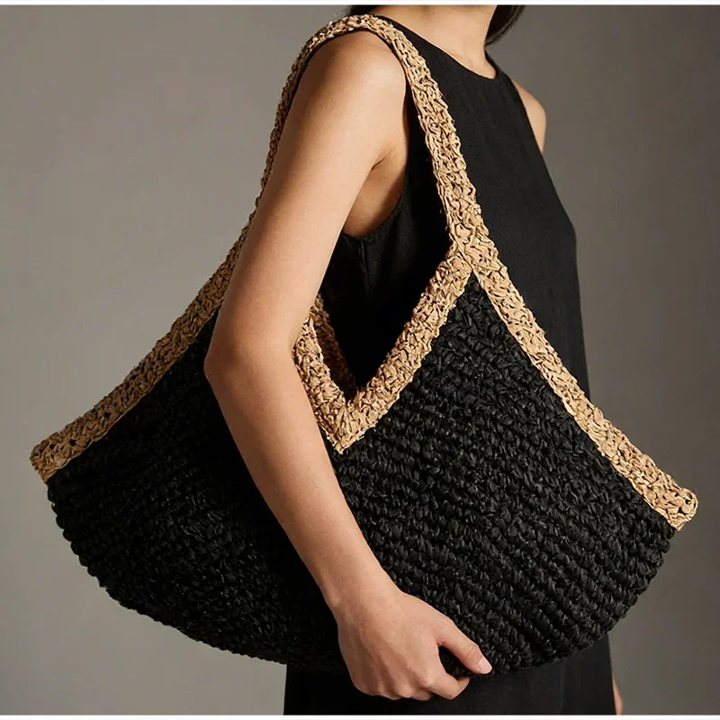 Letnia Nowa Ręcznie Tkana Torb – Crochet Bag Raffia recenzja i cena