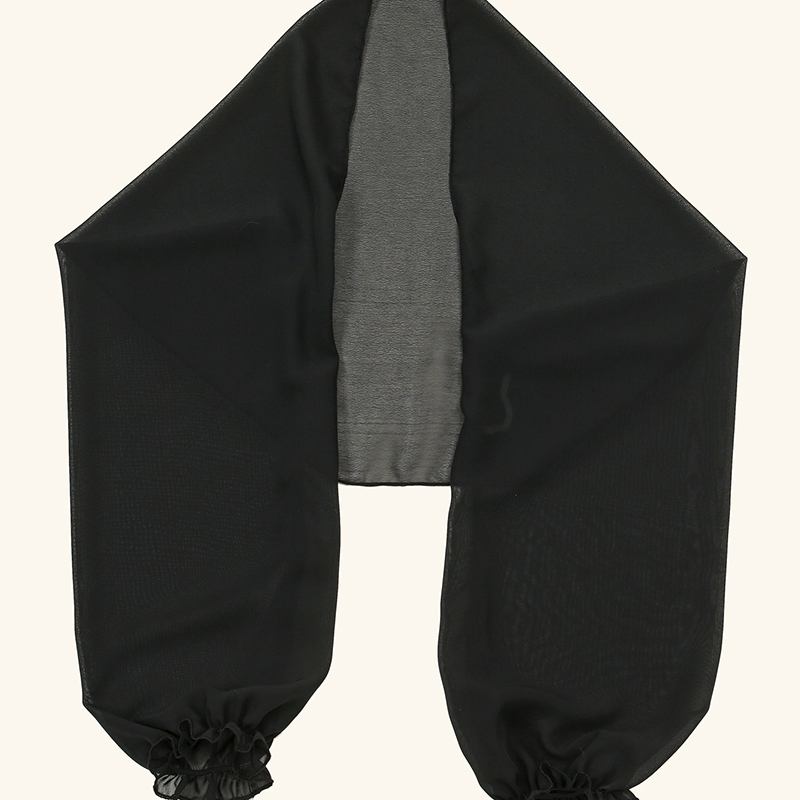 Jednokolorowy szyfonowy szal L – Blouse Off Shoulder recenzja i cena