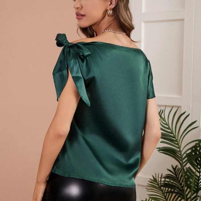 Damska bluzka bez rękawów z od – Blouse Off Shoulder recenzja i cena